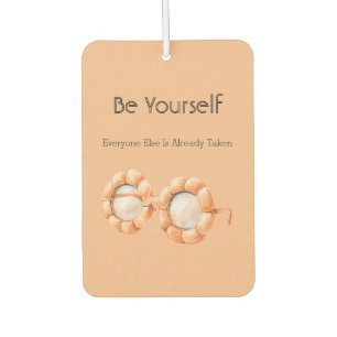 Pumpkin Glasses Be Yourself Air Freshener