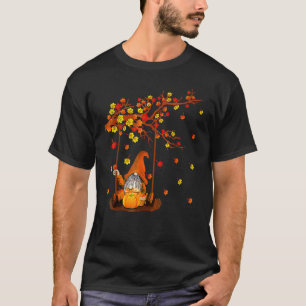 Pumpkin Gnomes Fall Autumn Cute Halloween Thanksgi T-Shirt