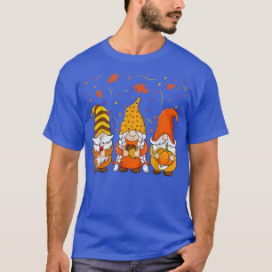 Pumpkin Gnomes Fall Autumn Cute Halloween Thanksgi T-Shirt