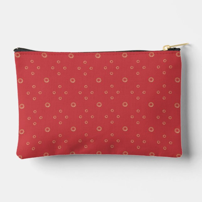 Pumpkin | Golden Zinnia Sun Accessory Pouch (Back)