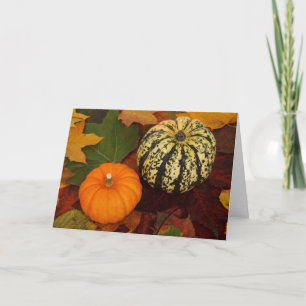Pumpkin greeting card