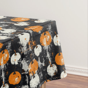 Pumpkin Grunge Tablecloth