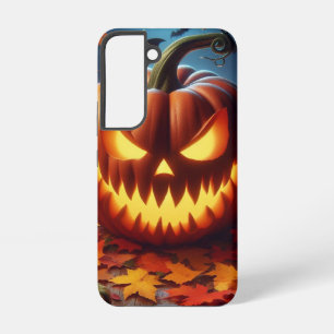 pumpkin/Halloween/bat spooky Samsung Galaxy Case