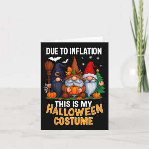 Pumpkin Halloween Costume Grone Women Funny Hallow Card