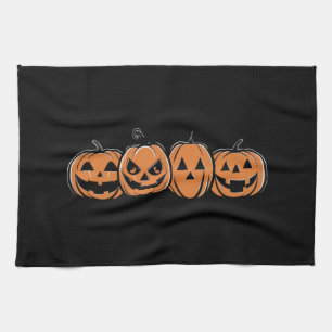 Pumpkin Halloween Fall Thanksgiving Gift Kitchen Towel