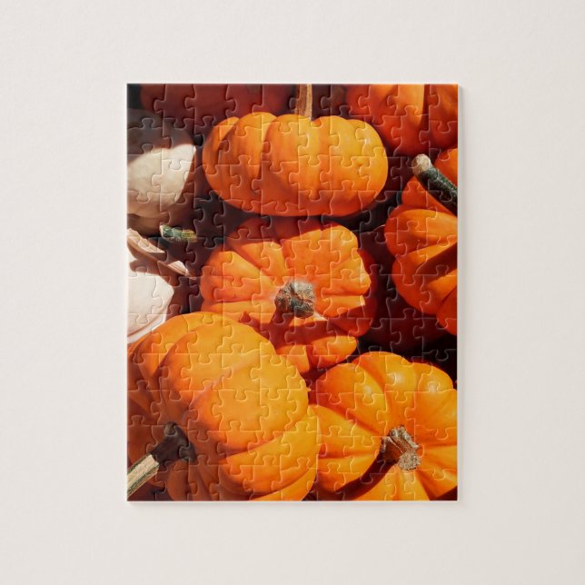 Pumpkin halloween jack o lantern orange pumpkins jigsaw puzzle (Vertical)