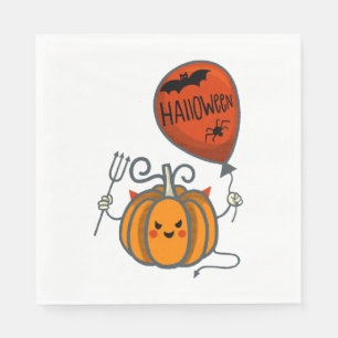 Pumpkin Halloween Napkin
