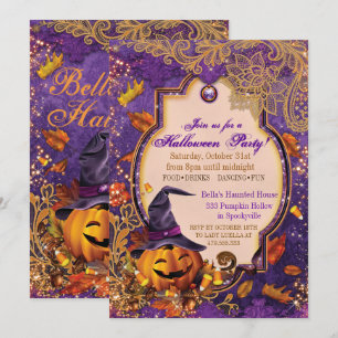 PUMPKIN HALLOWEEN PARTY INVITATION