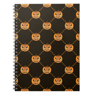Pumpkin Halloween party theme. Notebook