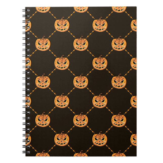 Pumpkin Halloween party theme. Notebook (Front)