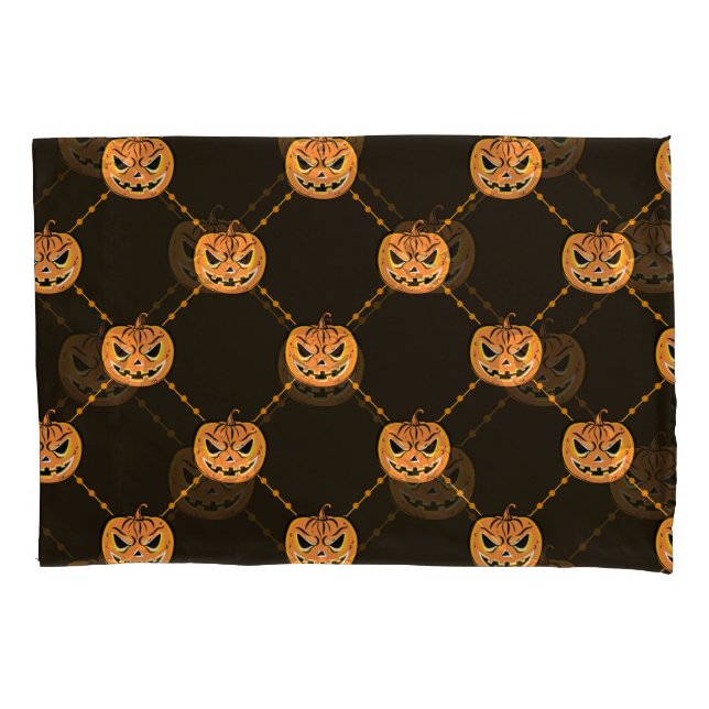 Pumpkin Halloween party theme. Pillowcase (Front)