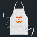 pumpkin halloween standard apron<br><div class="desc">Funny and scary mad pumpkin Halloween t-shirts and gifts to celebrate halloween and trick or treat.  Cool Jack-O-Lantern tees for family and friends.</div>