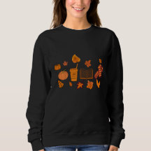 Pumpkin Halloween Sweatshirt Fall Cozy Spooky Vibe
