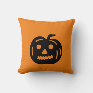 Pumpkin Halloween Throw Pillow