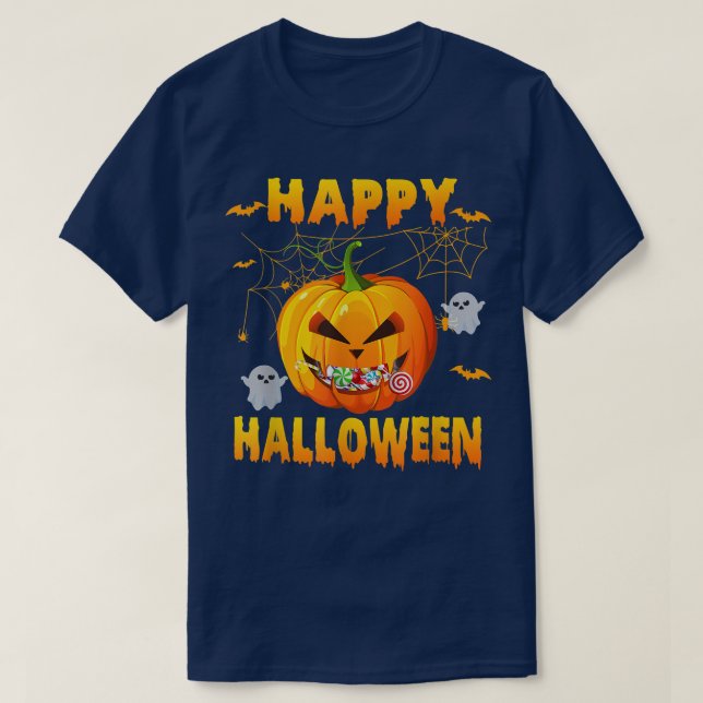 Pumpkin Happy Halloween 2022 For Party Costume  T-Shirt (Design Front)
