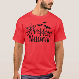 Pumpkin Happy Halloween Bat Party  T-Shirt