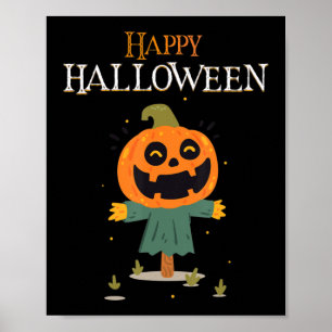 pumpkin Happy Halloween  Poster