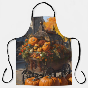 Pumpkin Harvest Elegance - Apron in three Sizes