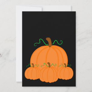 Pumpkin Harvest Invite