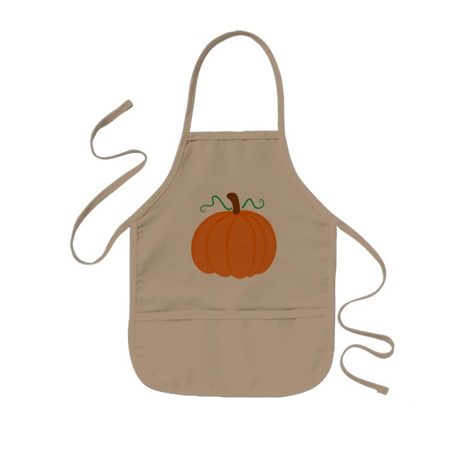 Pumpkin Harvest Kids Apron (Front)