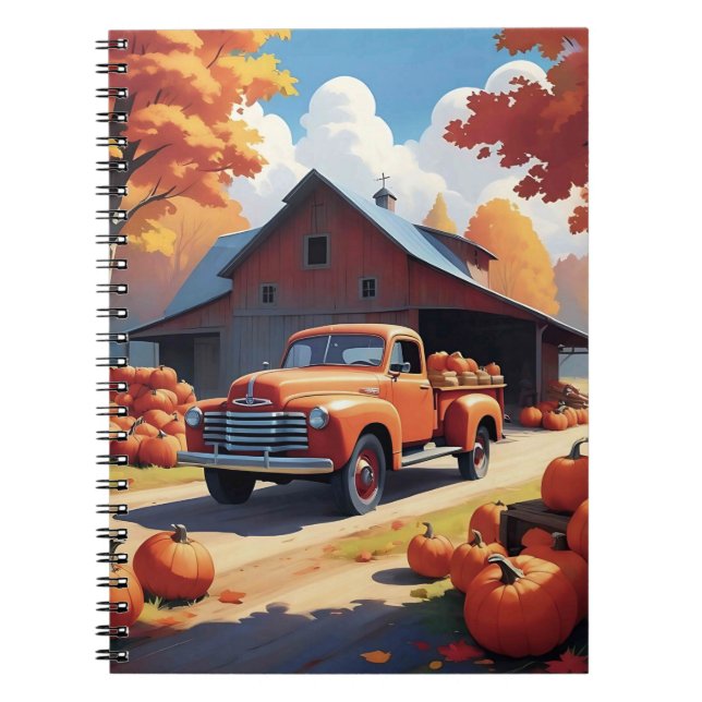 Pumpkin Harvest Notebook (Front)