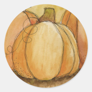 Pumpkin Harvest Sticker