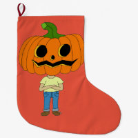 pumpkin head chibi boy 
