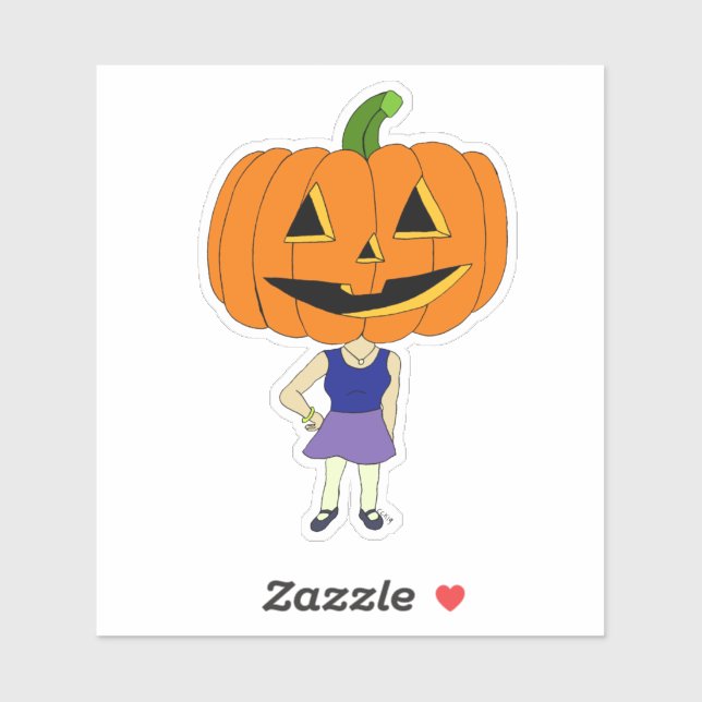 pumpkin head chibi girl    (Sheet)