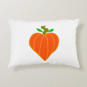Pumpkin Heart Accent Pillow