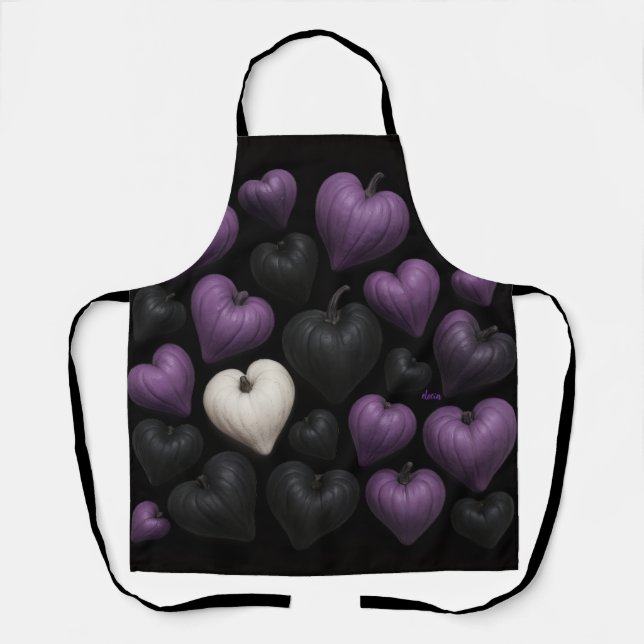 Pumpkin heart apron (Front)