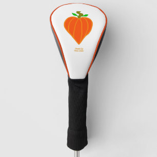 Pumpkin Heart Golf Club Cover