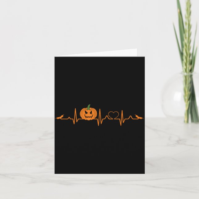 Pumpkin Heartbea Card (Front)