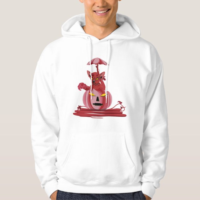 Pumpkin Hell boy Hoodie (Front)