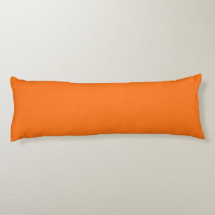 Pumpkin hex code FF7518 Body Pillow