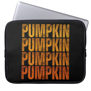 PUMPKIN HOLIDAY GIFT LAPTOP SLEEVE