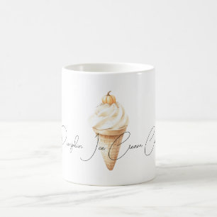 Pumpkin Ice Cream Cone Coffee Mug