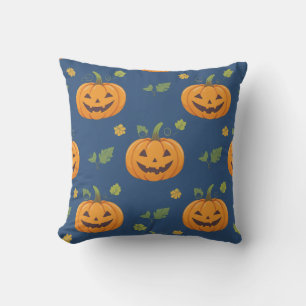Pumpkin Image Pattern Cushion Happiness