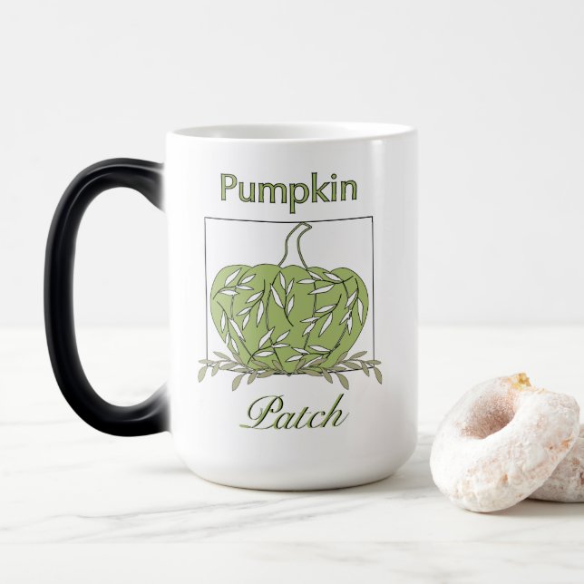 Pumpkin In Light - Pumpkin Patch Magic Mug (With Donut)