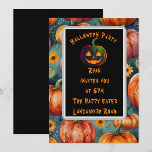 Pumpkin  invitation