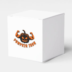 Pumpkin Iron  Favor Box