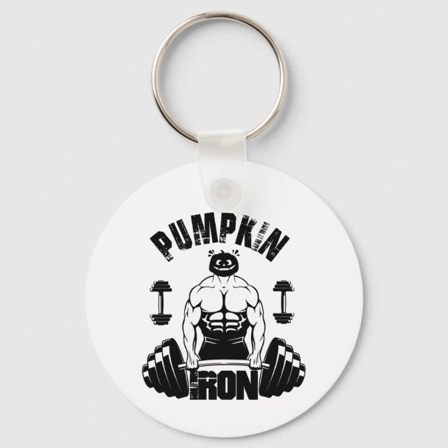 Pumpkin Iron Keychain (Front)