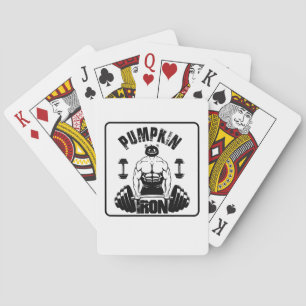 Pumpkin Iron Playing Cards