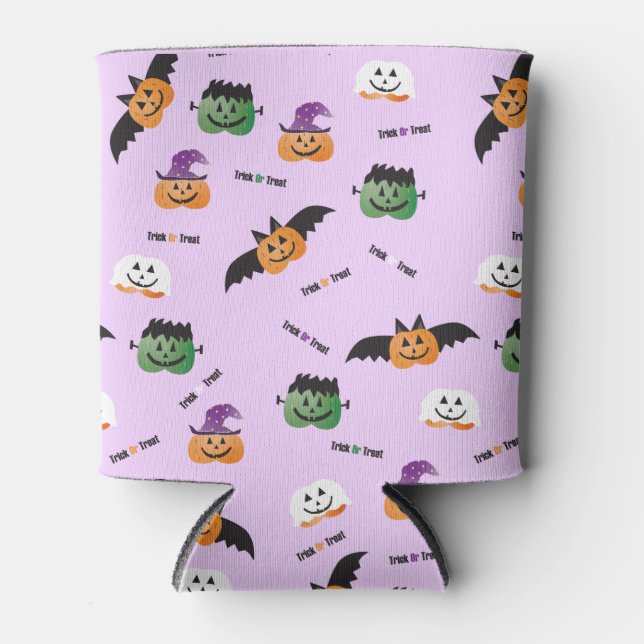 Pumpkin Jack O Lantern Costumes Halloween Can Cooler (Front)