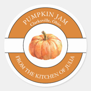 Pumpkin Jam Label