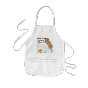 pumpkin jr, Lets Eat Guess Whats For Dinner? Kids Apron