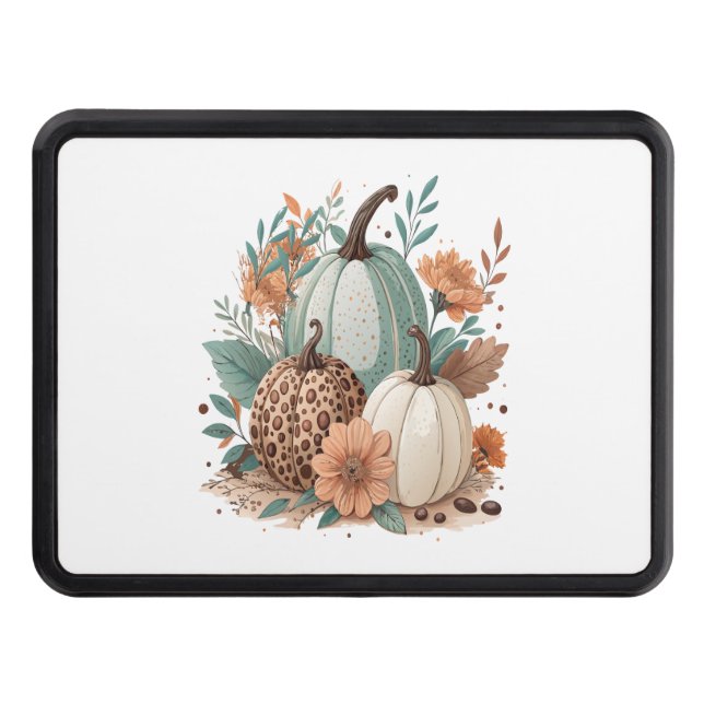 Pumpkin Kids Halloween Trailer Hitch Cover (Front)
