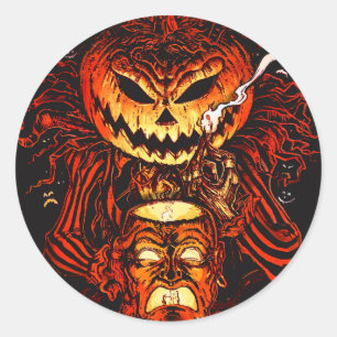 Pumpkin King Lord O’ Lanterns Halloween Sticker