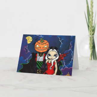 "Pumpkin King's Night Out" Greeting Card