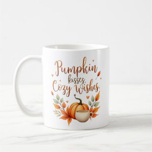 Pumpkin Kisses, Cozy Wishes Coffee Mug