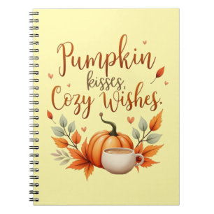 Pumpkin Kisses, Cozy Wishes Notebook